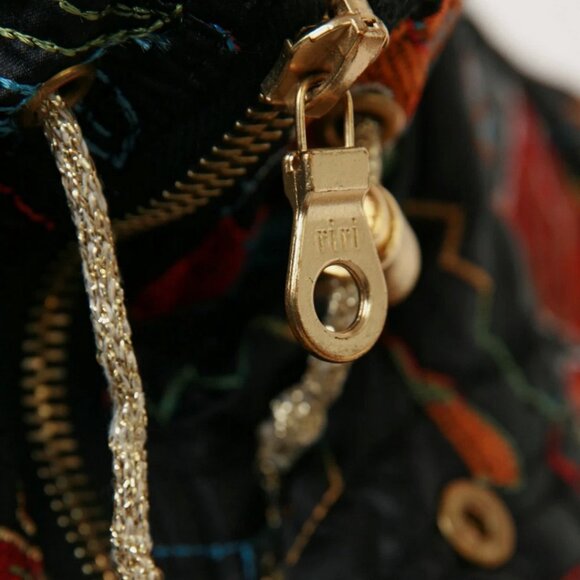 Vintage Rare Embroidered Elephant Embellished Coat Jacket Farm Rio Johnny Was - Picture 6 of 7